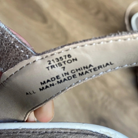 Lauren Blackwell Gladiator Sandal the Tristan in brown/gold size 7 - Picture 11 of 11